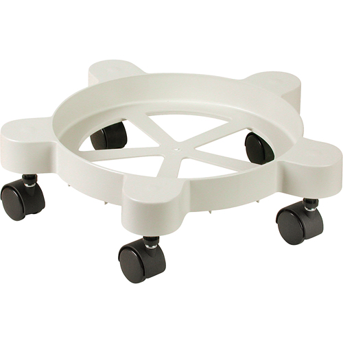 Lil'Dolly Pail Dollies, Plastic, 75 lbs. Capacity, 11" Diameter, Plastic Casters Sécurité Médic