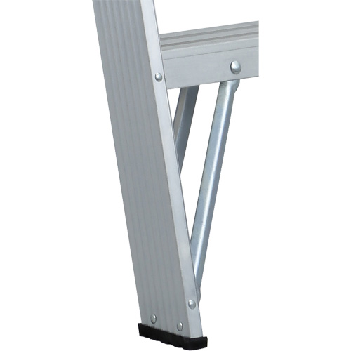 Escabeaux commerciaux (s&eacute;rie 2400), 4', Aluminium, Capacit&eacute; 225 lb, Type 2 Sécurité Médic
