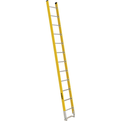 Single Section Straight Ladder - 6100 Series, 12', Fibreglass, 375 lbs., CSA Grade 1AA Sécurité Médic