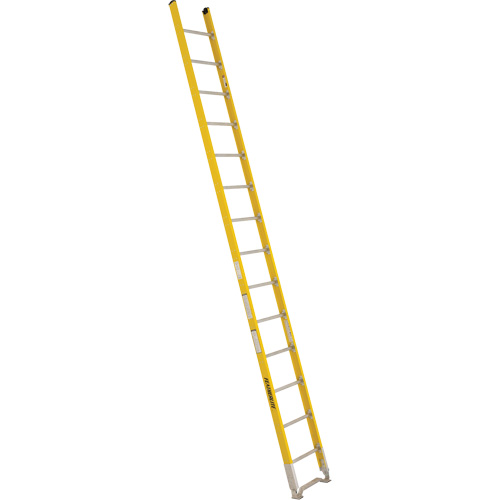 Single Section Straight Ladder - 6100 Series, 14', Fibreglass, 375 lbs., CSA Grade 1AA Sécurité Médic