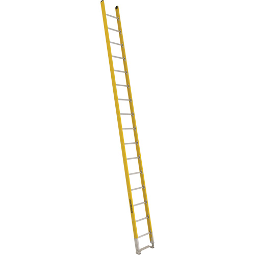Single Section Straight Ladder - 6100 Series, 16', Fibreglass, 375 lbs., CSA Grade 1AA Sécurité Médic