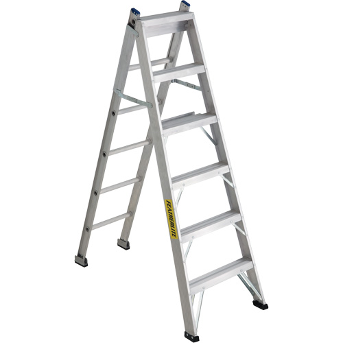 2700 Series Industrial Duty Multi-Way Ladders, 6', Aluminum, 250 lbs. Cap., ANSI 1, CSA 1 Sécurité Médic