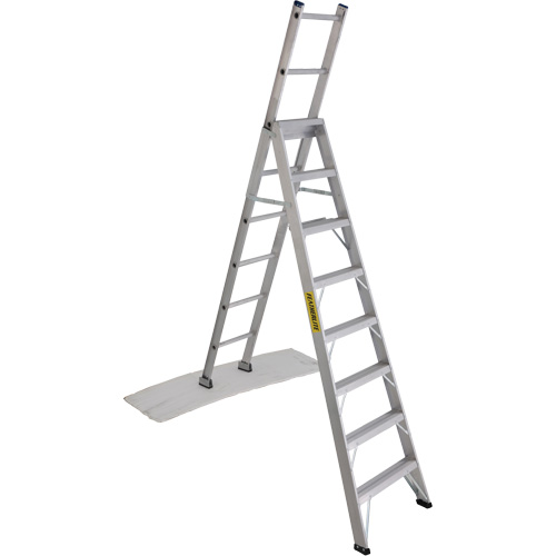 2700 Series Industrial Duty Multi-Way Ladders, 8', Aluminum, 250 lbs. Cap., ANSI 1, CSA 1 Sécurité Médic