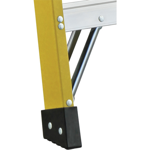 6600 Series Industrial Heavy-Duty 2-Way Stepladders, Fibreglass, 300 lbs. Capacity, 6' Sécurité Médic