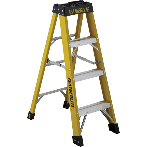 Industrial Heavy-Duty Stepladders (6900 Series), 4', Fibreglass, 300 lbs. Capacity, Type 1A Sécurité Médic