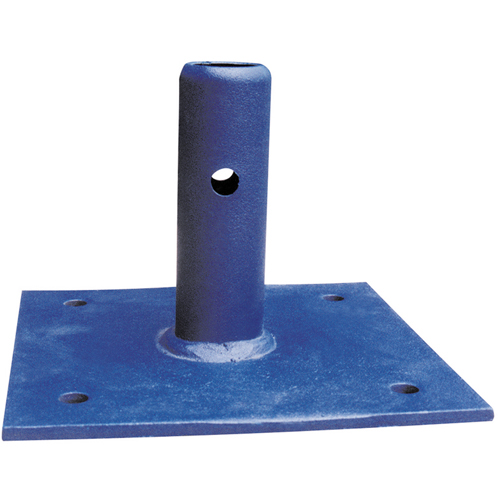 Accessoires pour &eacute;chafaudage - Plaque &agrave; base fixe, Plaque &agrave; base, 6" la x 6" h Sécurité Médic