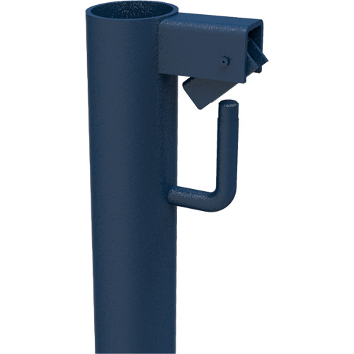 Accessoires pour &eacute;chafaudage - Poteau de garde-corps a/support, Poteau de garde-corps, 6" la x 56" h Sécurité Médic