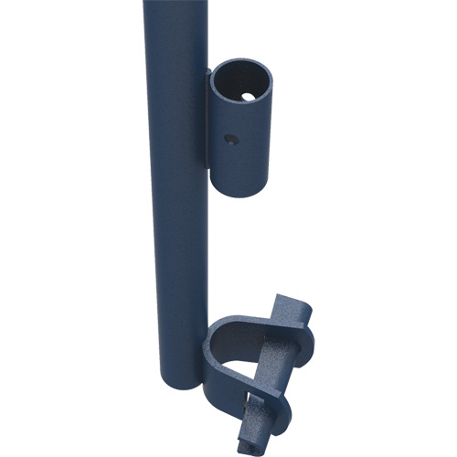 Accessoires pour &eacute;chafaudage - Poteau de garde-corps a/support, Poteau de garde-corps, 6" la x 56" h Sécurité Médic