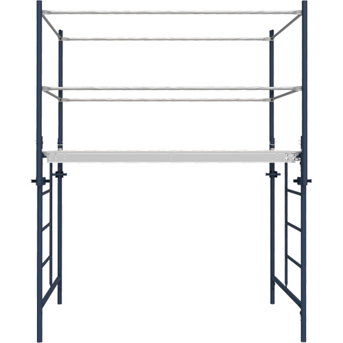 Accessoires pour &eacute;chafaudage - Poteau de garde-corps a/support, Poteau de garde-corps, 6" la x 56" h Sécurité Médic