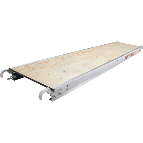 Work Platforms - Plywood Deck, Wood, 7' L x 19" W Sécurité Médic