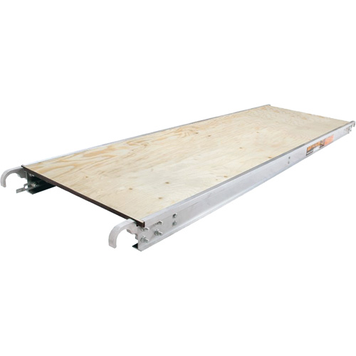 Work Platforms - Plywood Deck, Wood, 7' L x 24" W Sécurité Médic