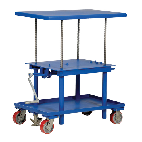 Table &eacute;l&eacute;vatrice hydraulique, 24" lo x 36" la, Acier, Capacit&eacute; 2000 lb Sécurité Médic