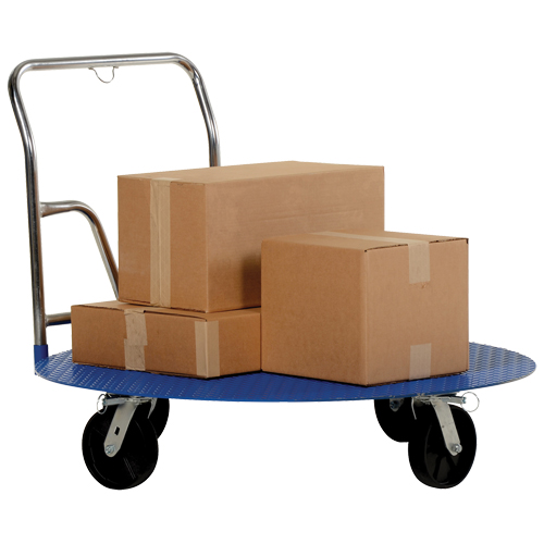 Chariot &agrave; plateforme ergonomique Sécurité Médic