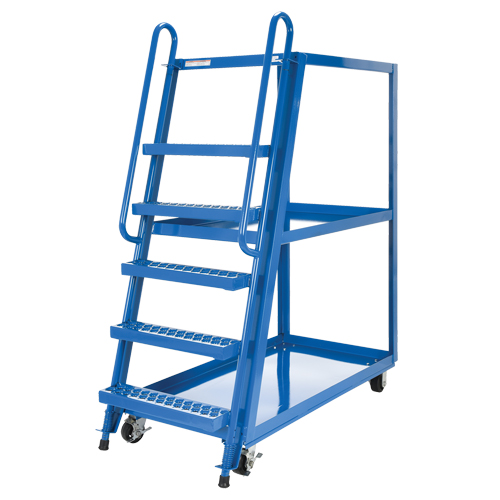 Stock Picking Cart, Steel, 27-7/8" W x 56-1/8" D, 3 Shelves, 1000 lbs. Capacity Sécurité Médic