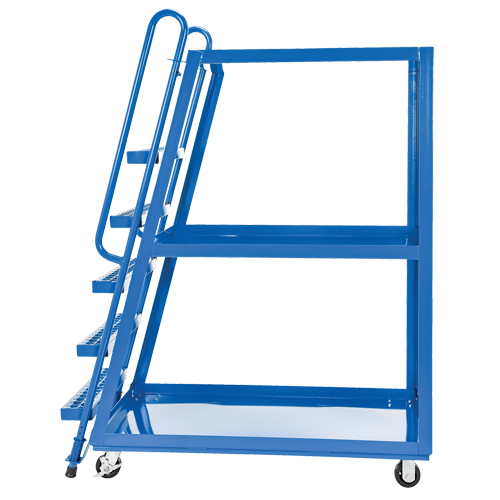 Stock Picking Cart, Steel, 27-7/8" W x 56-1/8" D, 3 Shelves, 1000 lbs. Capacity Sécurité Médic