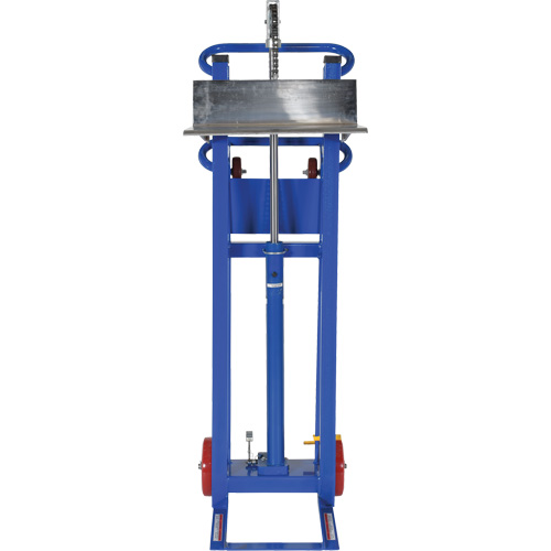 Gerbeur &agrave; plateforme hydraulique, M&eacute;canisme Pompe au pied, Capacit&eacute; de 750 lb, Levage max de 52" Sécurité Médic