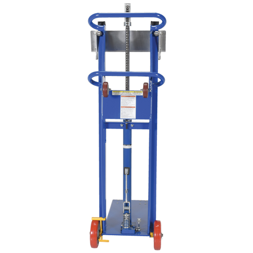 Gerbeur &agrave; plateforme hydraulique, M&eacute;canisme Pompe au pied, Capacit&eacute; de 750 lb, Levage max de 52" Sécurité Médic