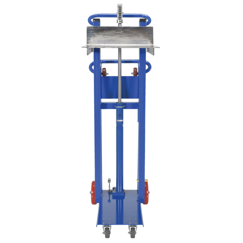 Gerbeur &agrave; plateforme hydraulique, M&eacute;canisme Pompe au pied, Capacit&eacute; de 750 lb, Levage max de 52" Sécurité Médic