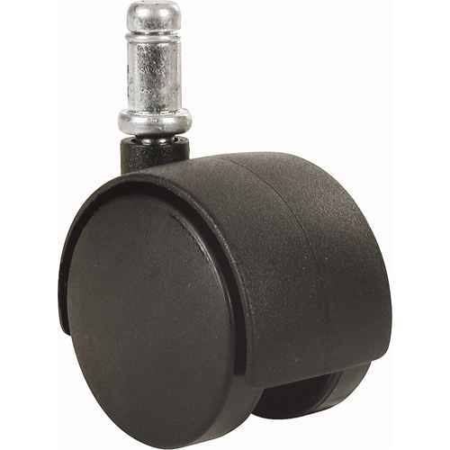 Twin Wheel Caster (300/400 Series), Swivel, 2" (51 mm) Dia., 75 lbs. (34 kg.) Capacity Sécurité Médic