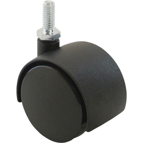 Roulette &agrave; roue double (s&eacute;ries 300/400), Pivotant, Diam&egrave;tre 2" (51 mm), Capacit&eacute; 75 lb (34 kg) Sécurité Médic