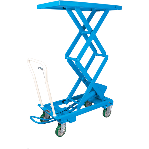 Scissor Lift Tables, 20-1/2" L x 39-3/4" W, Steel, 660 lbs. Capacity Sécurité Médic