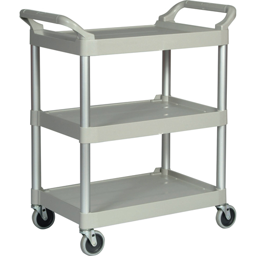 Light-Duty Utility Cart, 3 Tiers, 19" x 38" x 34", 200 lbs. Capacity Sécurité Médic