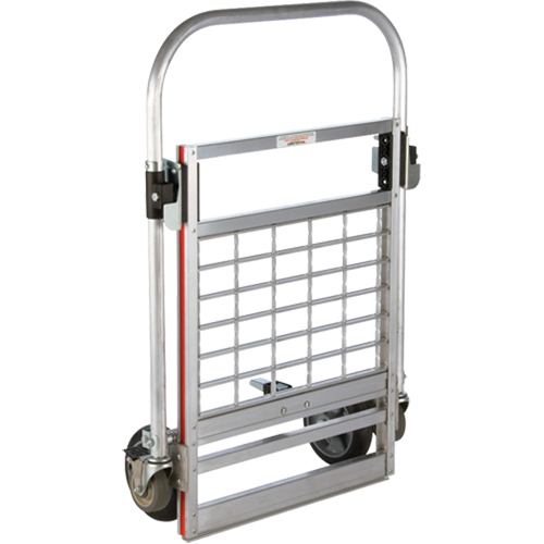 Chariot &agrave; plateforme repliable &agrave; quatre roues, Aluminium, 750 lb, 31" lo x 23-1/4" la, Hauteur 39" Sécurité Médic