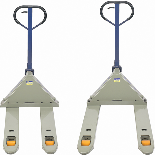 Adjustable Width Pallet Trucks, 48" L x 27" W, 5500 lbs. Capacity Sécurité Médic