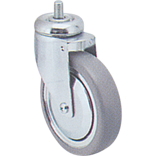 Roulette zingu&eacute;e, Pivotant, Diam&egrave;tre 4" (102 mm), Capacit&eacute; 200 lb (91 kg) Sécurité Médic