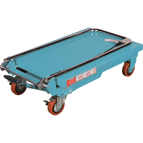 Heavy-Duty Hydraulic Scissor Lift Table, 27-1/2" L x 17-3/4" W, Steel, 330 lbs. Capacity Sécurité Médic