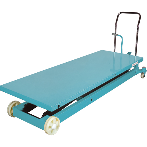 Heavy-Duty Hydraulic Scissor Lift Table, 80-1/8" L x 29-1/2" W, Steel, 2200 lbs. Capacity Sécurité Médic