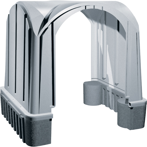 Outdoor Poly Shelters, 2 Walls, 7' L x 6' W x 7' H Sécurité Médic