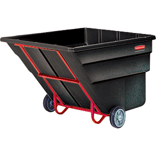 Tilt Truck, Polyethylene, 2 cu. yd., 2300 lbs. Load Capacity Sécurité Médic