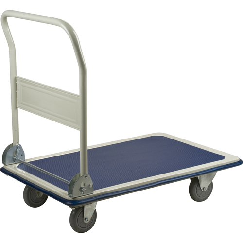Folding Handle Platform Trucks, Steel, 660 lbs., 35" L x 23" W, 33" High Sécurité Médic