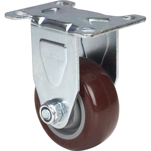 Roulette, Fixe, 3" (76 mm), Polyur&eacute;thane, 230 lb (104 kg) Sécurité Médic