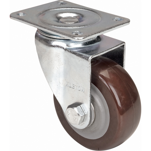 Caster, Swivel, 4" (101.6 mm), Polyurethane, 440 lbs. (199.58 kg.) Sécurité Médic