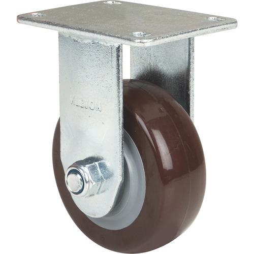 Roulette, Fixe, 4" (101,6 mm), Polyur&eacute;thane, 440 lb (199,58 kg) Sécurité Médic