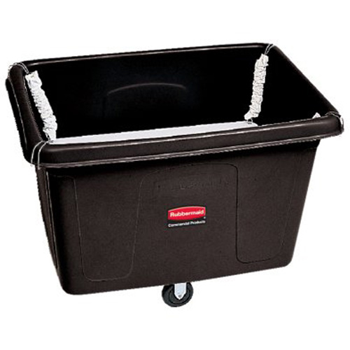 Chariot conteneur avec plateforme sur ressorts, Poly&eacute;thyl&egrave;ne, 44-1/16" lo x 31" la x 32-1/2" h, Volume 14 pi³, Capacit&eacute; 500 lb Sécurité Médic