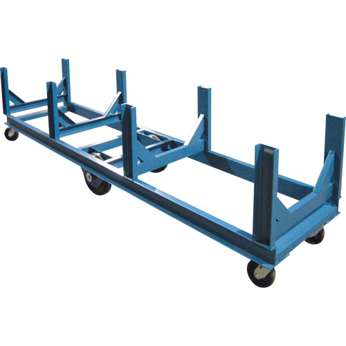Bar Cradle Truck, 120" L x 28" W x 29" H, 5000 lbs. Capacity, Phenolic Wheels Sécurité Médic