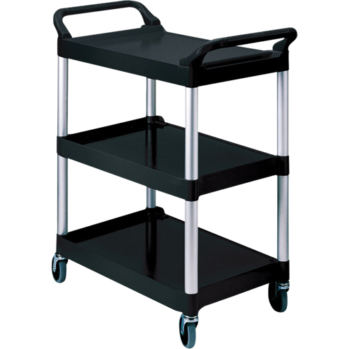 Service Cart, 3 Tiers, 19" x 38" x 34", 200 lbs. Capacity Sécurité Médic
