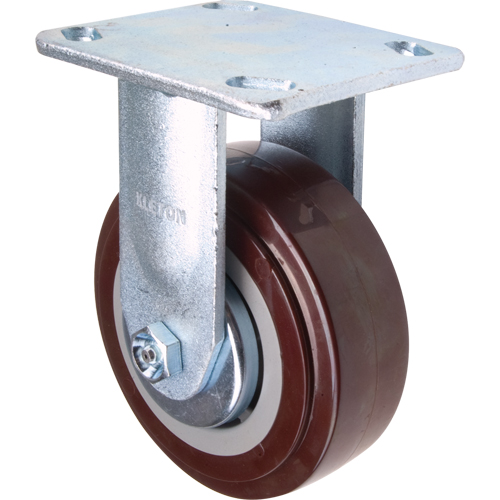 Caster, Rigid, 5" (127 mm), Polyurethane, 650 lbs. (294 kg.) Sécurité Médic