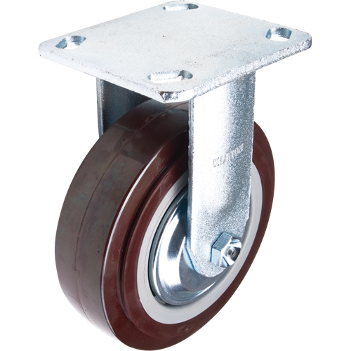 Caster, Rigid, 6" (152.4 mm), Polyurethane, 850 lbs. (385 kg.) Sécurité Médic