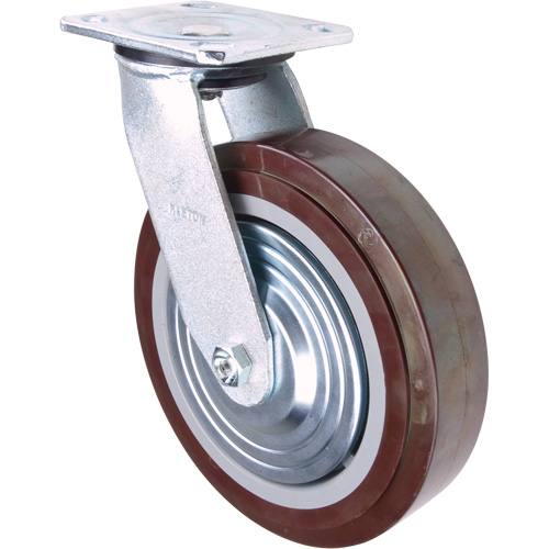 Caster, Swivel, 8" (203.2 mm), Polyurethane, 1000 lbs. (453.6 kg.) Sécurité Médic