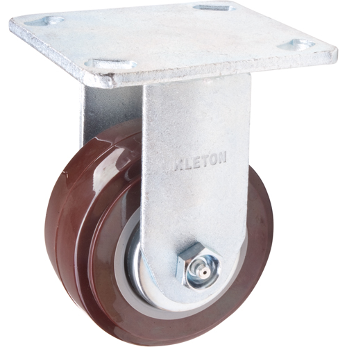 Caster, Rigid, 4" (101.6 mm), Polyurethane, 550 lbs. (249.5 kg.) Sécurité Médic