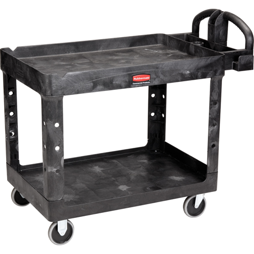Heavy Duty Utility Cart - 4546-00, 2 Tiers, 26" x 33-1/4" x 55", 750 lbs. Capacity Sécurité Médic