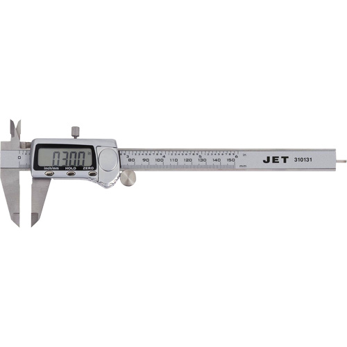 JEDC-6 Compas d'&eacute;paisseur num&eacute;rique premi&egrave;re qualit&eacute;, 0" - 6" (0 mm - 150 mm) gamme de mesure Sécurité Médic