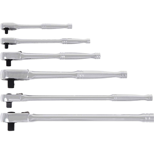 RHQ-12L Long Handle Oval Head Ratchet Wrench, 1/2" Drive, Plain Handle Sécurité Médic