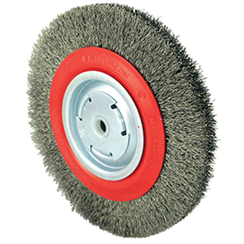 101G-2M Disque &agrave; fils moyens, 8" dia., Fils 0,014", Arbre 1/2" - 2" Sécurité Médic