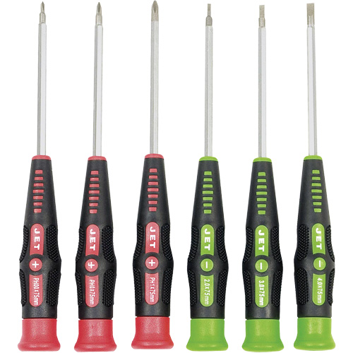 JPSD-6 Precision Screwdriver Set, 6, Magnetic Sécurité Médic