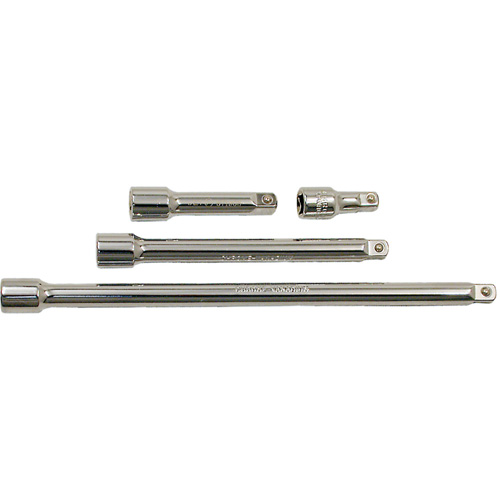 Jeu de barres de rallonges, Prise de 3/8", Fini Chrome, 4 M Sécurité Médic